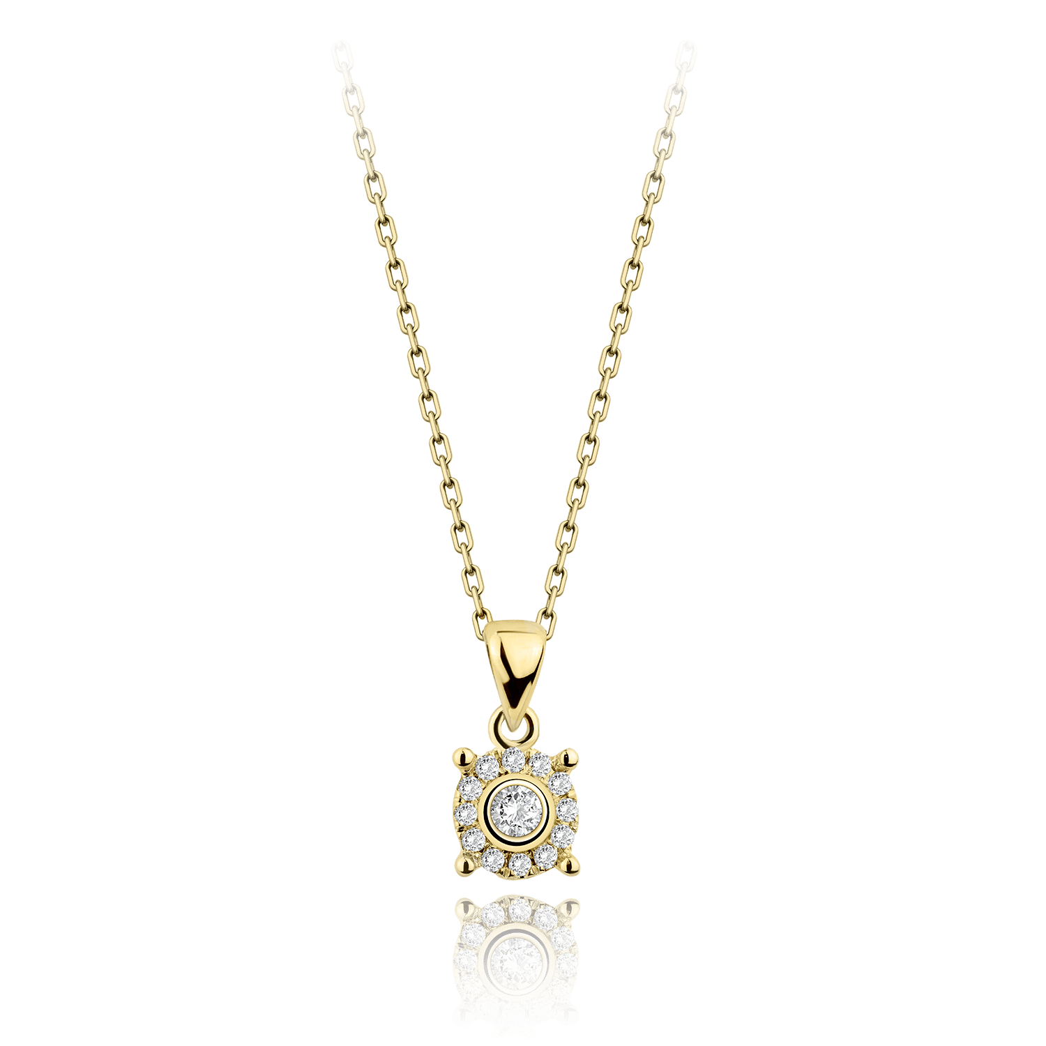 Exquisite 0.13 CT NECKLACE