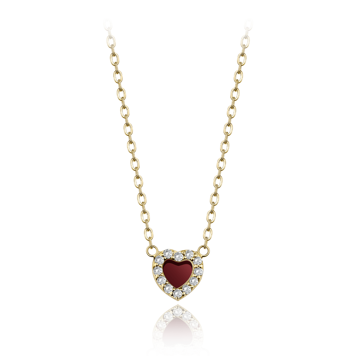 Red 0.15 CT pendant