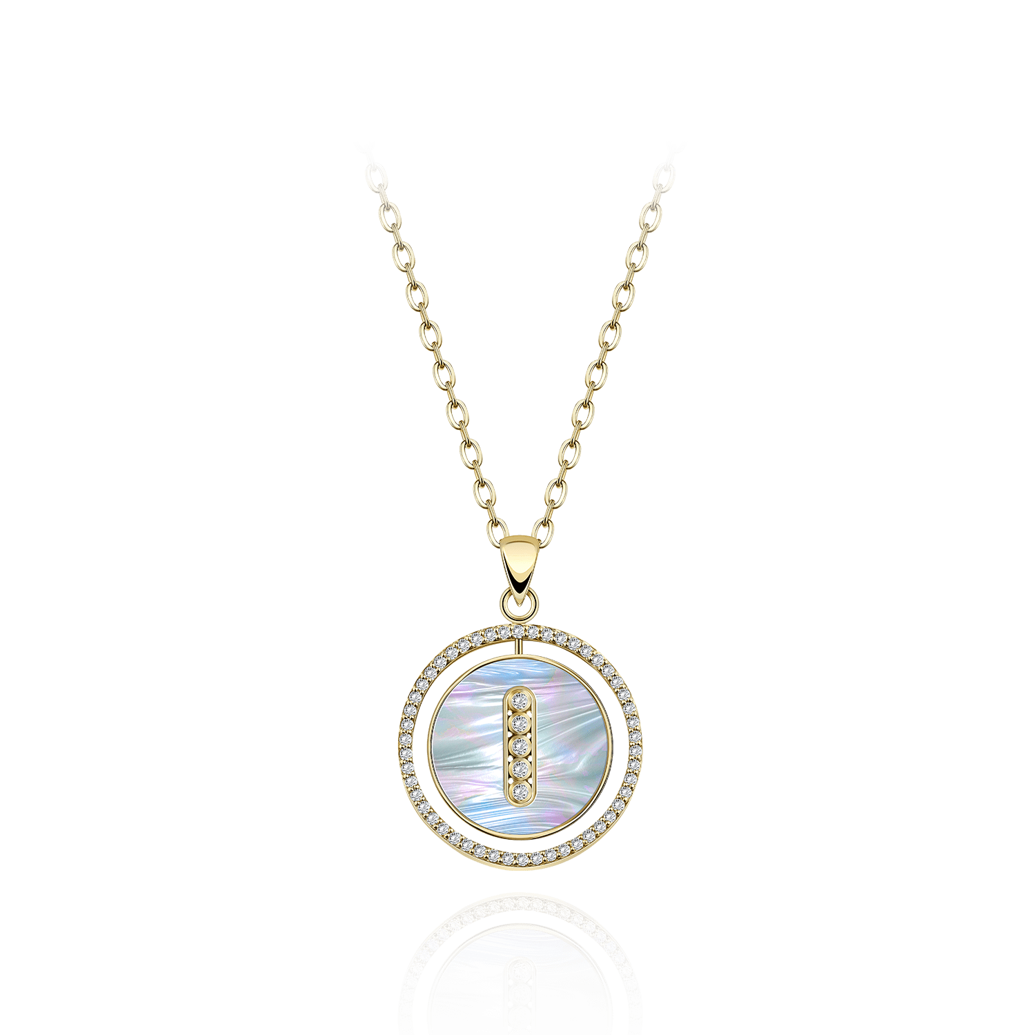 White 0.69 CT NECKLACE