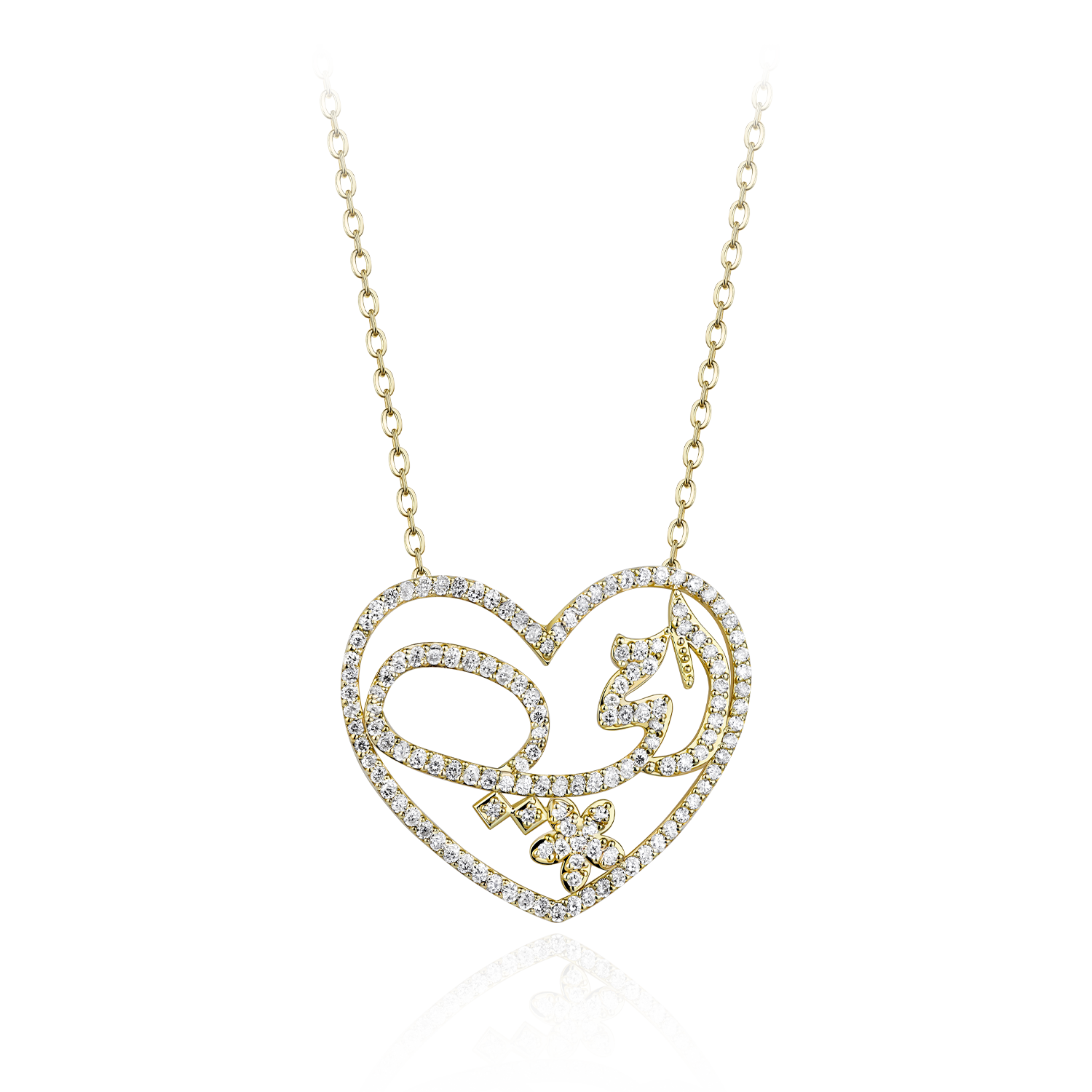 Diamond Necklace 0.87 ct – 14K Gold