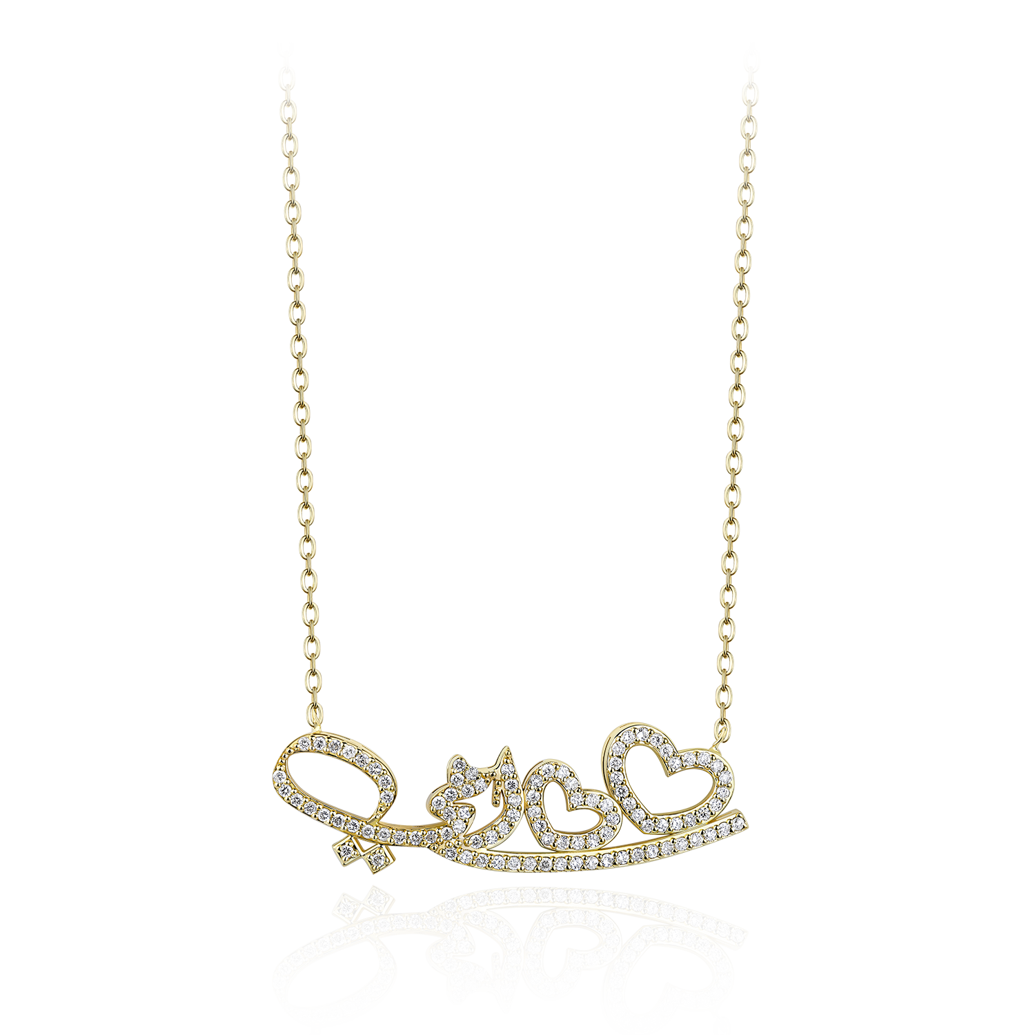 Diamond Necklace 0.60 ct – 14K Gold